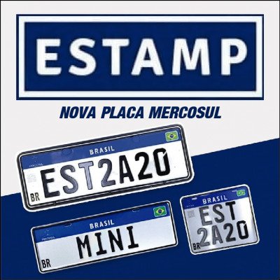 Estamp Placas Mercosul Itapeva