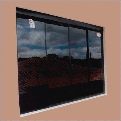 Janela 4 Folhas Fumê