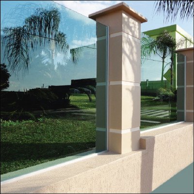 Muro de Vidro Temperado