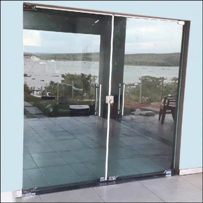 Porta 2 Folhas Incolor