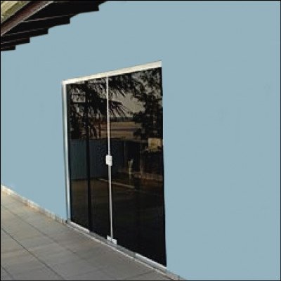 Porta 2 Folhas Fumê