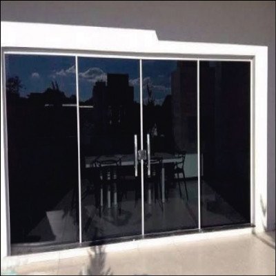 Porta 4 Folhas Fumê