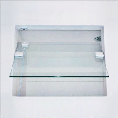 Vitrô de Banheiro Liso com Basculante