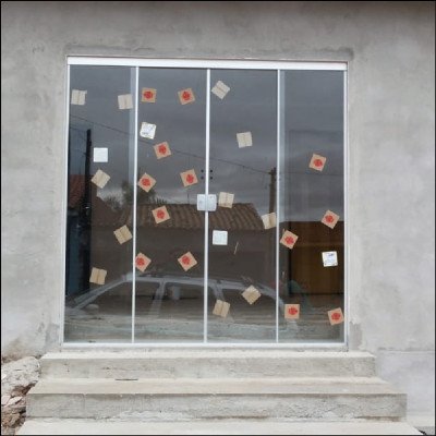 Porta 4 Folhas Incolor - imagem 1