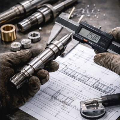 Usinagem Sob Medida Conforme Desenho ou Amostra