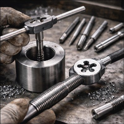 Abertura e Correção de Roscas Internas e Externas