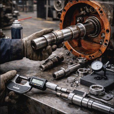 Manutenção Industrial em Componentes Torneados