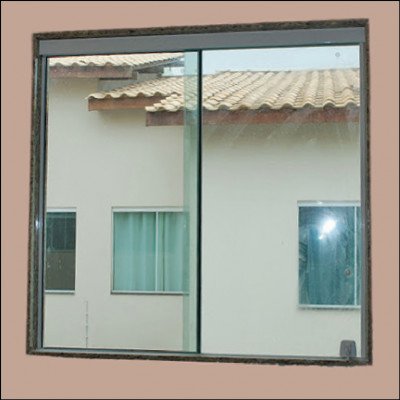 Janela 2 Folhas Incolor
