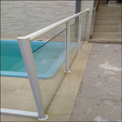 Guarda Corpo para Piscinas em Vidro Temperado - imagem 1