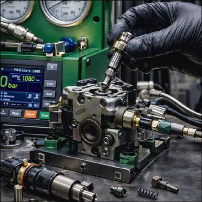 Revisão e Calibração de Bombas de Alta Pressão