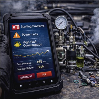 Identificação de Falhas de Partida, perda de Potência e Consumo Excessivo