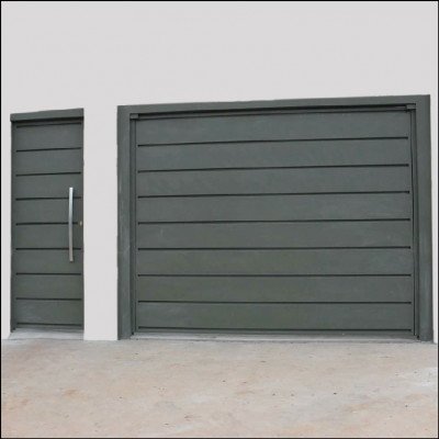 Portão de Garagem e Social Fechado