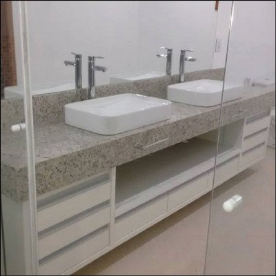 Lavatório em Mármore com Duas Cuba - imagem 1