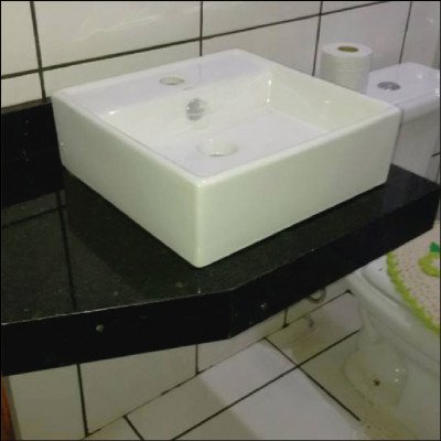 Lavatório em Mármore com Cuba