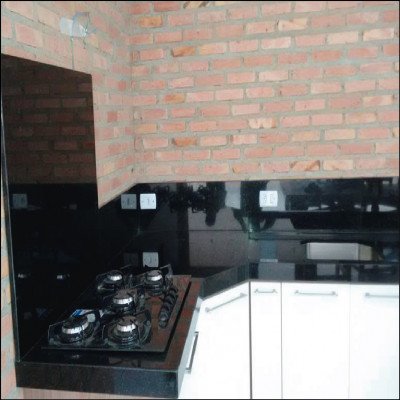 Bancada de Mármore Para Cooktop e Pia