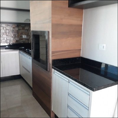 Bancada de Cozinha em Mármore Completa