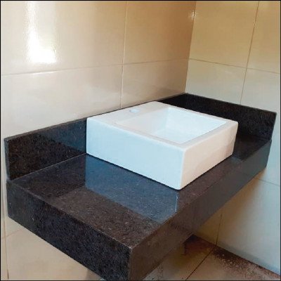 Lavatório em Marrom Imperial