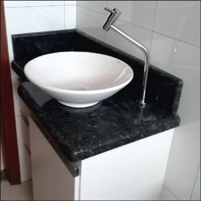 Lavatório em Verde Ubatuba