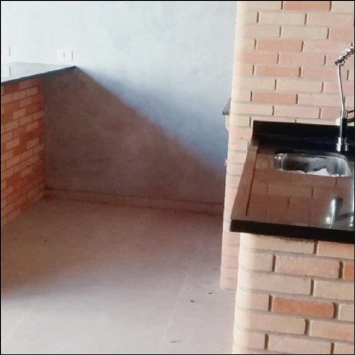 Pedra da Churrasqueira + Pia + Balcão e Granito Preto São Gabriel - imagem 1