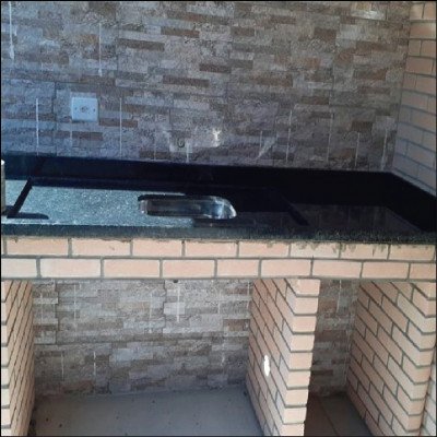 Área Gourmet Mármore Verde Ubatuba - imagem 1