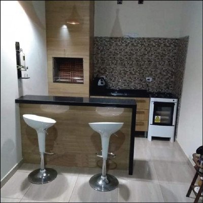 Balcão em Granito Área de Lazer