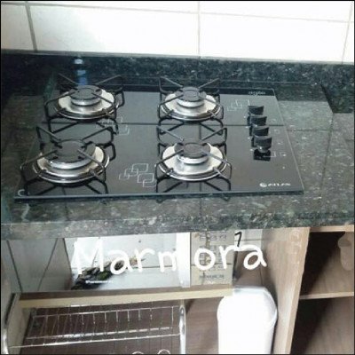 Cozinha em Granito Verde Ubatuba - imagem 1