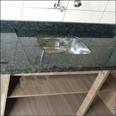 Cozinha em Granito Verde Ubatuba - imagem 2