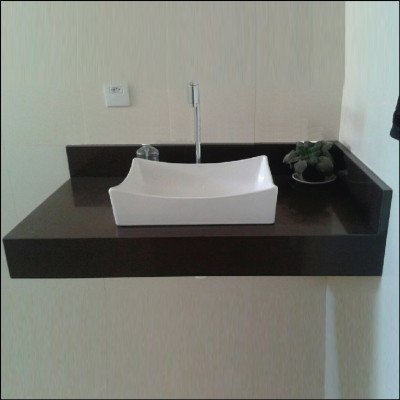 Lavatório Granito Marrom Absoluto