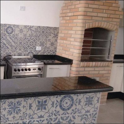 Cozinha em Granito Verde Ubatuba - imagem 1