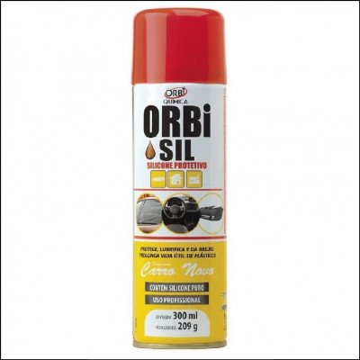 Silicone Spray Orbi Sil Fragrância Carro Novo