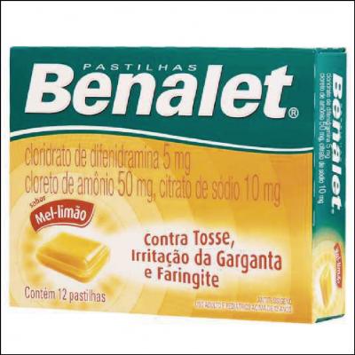 Benalet Pastilhas Sabor Mel e Limão