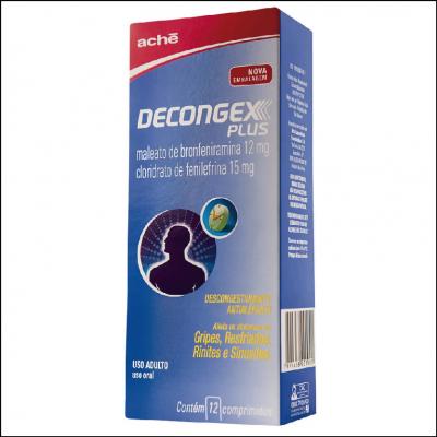 Decongex Plus C/12 Comprimidos