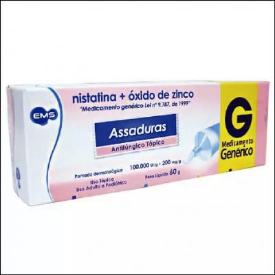 Nistatina + Óxido de Zinco Pomada Genérico EMS