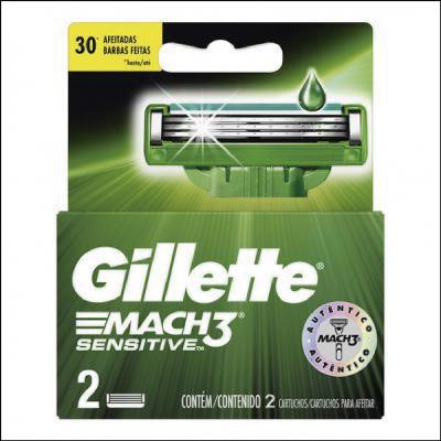Lâminas para Aparelho de Barbear Gillette Mach3 Sensitive