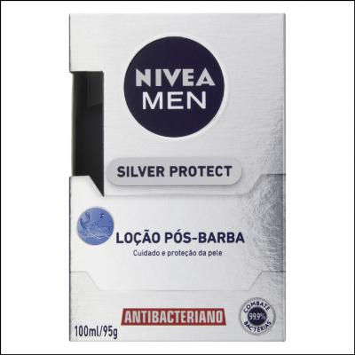 Loção Pós Barba Nivea Men Silver Protect