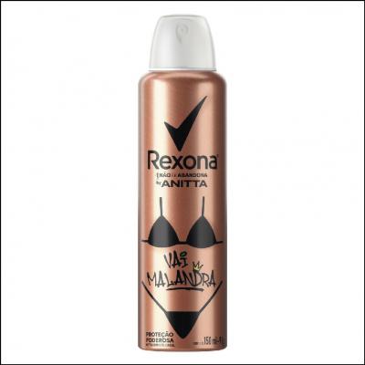 Desodorante Rexona by Anitta Vai Malandra