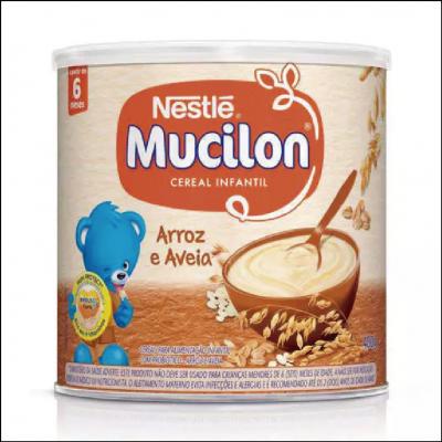 Cereal Infantil Mucilon Arroz e Aveia