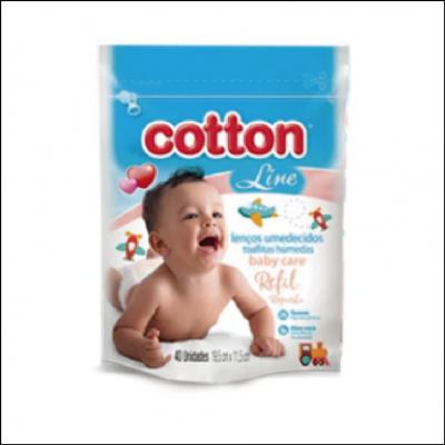 Refil Lenços Umedecidos Cotton Line