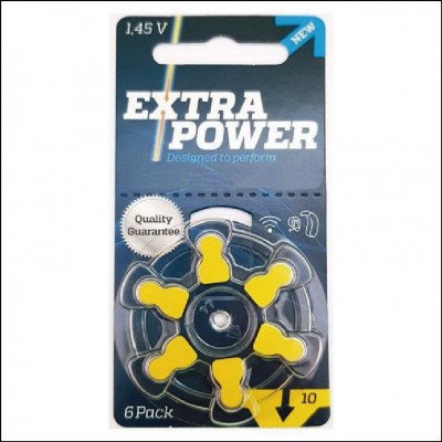 Pilha para Aparelho auditivo Extra Power 10