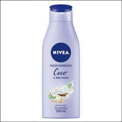 Loção Hidratante Nivea Óleo Essenciais Coco