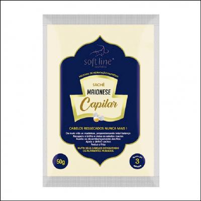 Soft Line Sachê Creme de Hidratação Nutritiva Maionese Capilar