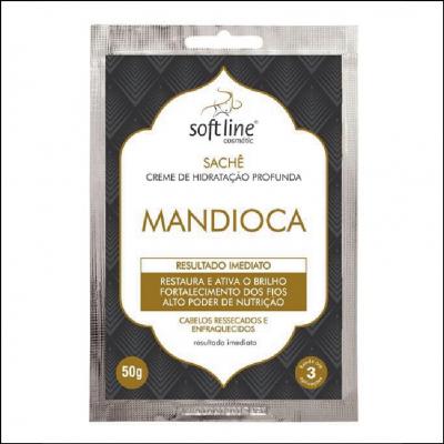 Soft Line Sachê Creme de Hidratação Profunda de Mandioca