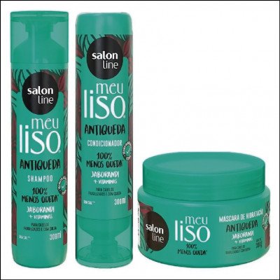 Kit Salon Line Meu Liso Antiqueda Jaborandi