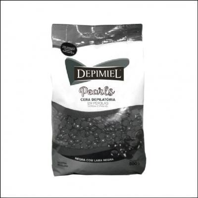 Cera em Perolas Depimiel Com Lama Negra 500g