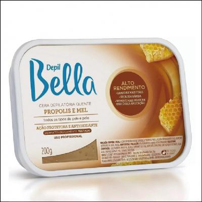 Cera Quente em Barra Depil Bella Própolis  Mel Alto Rendimento 200G