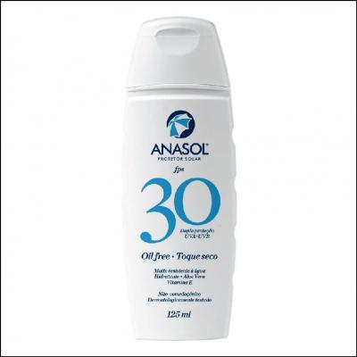 Protetor Solar Anasol Fps 30 Oil Free