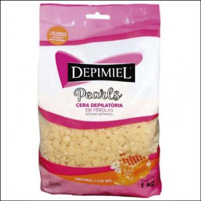 Cera em Perolas Depimiel Natural Com Mel 1kg