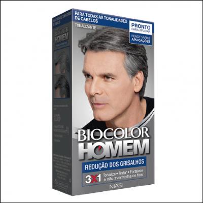 Tonalizante Biocolor Homem Redução de Grisalhos