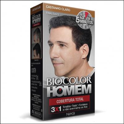 Tonalizante Biocolor Homem Castanho Claro
