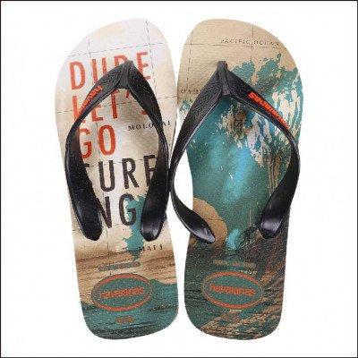 Chinelo Havaianas Surf Masculino Off White